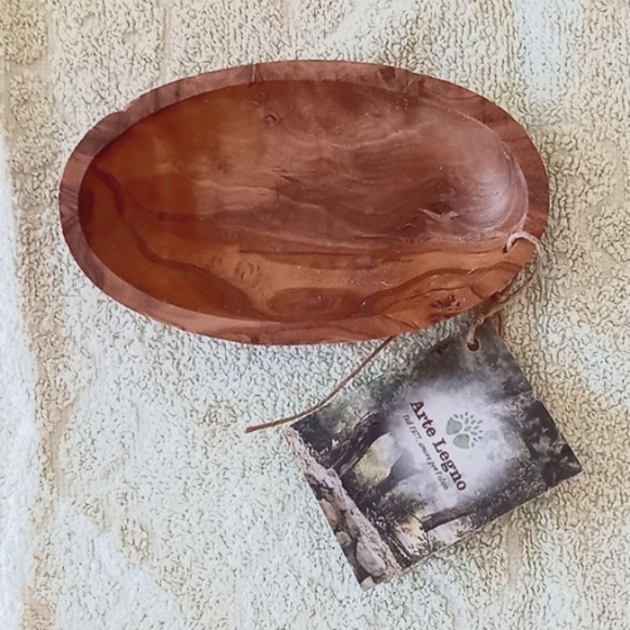 Other - Italian Arte Legno handcrafted Olive Wood Bowl